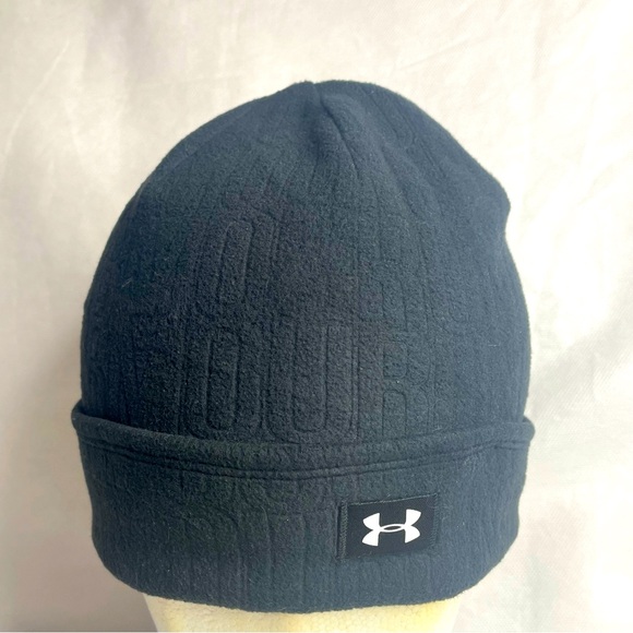 Under Armour Embossed Womens Cozy Fleece Outdoor Beanie Hat OSFM Running Golf - Picture 1 of 7